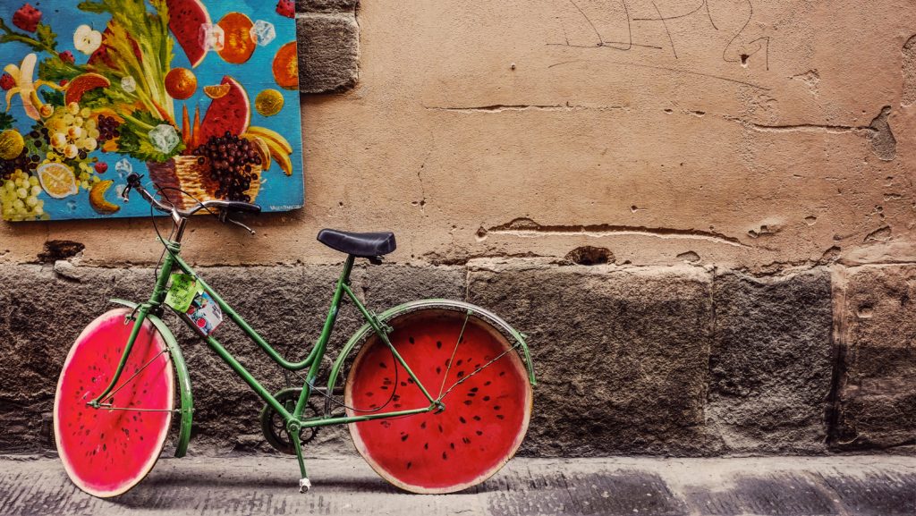 Watermelon bike